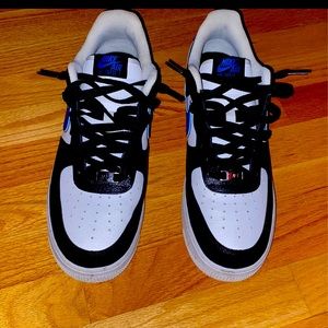 Nike Air Force 1 Lows White Blue Royal M9.5